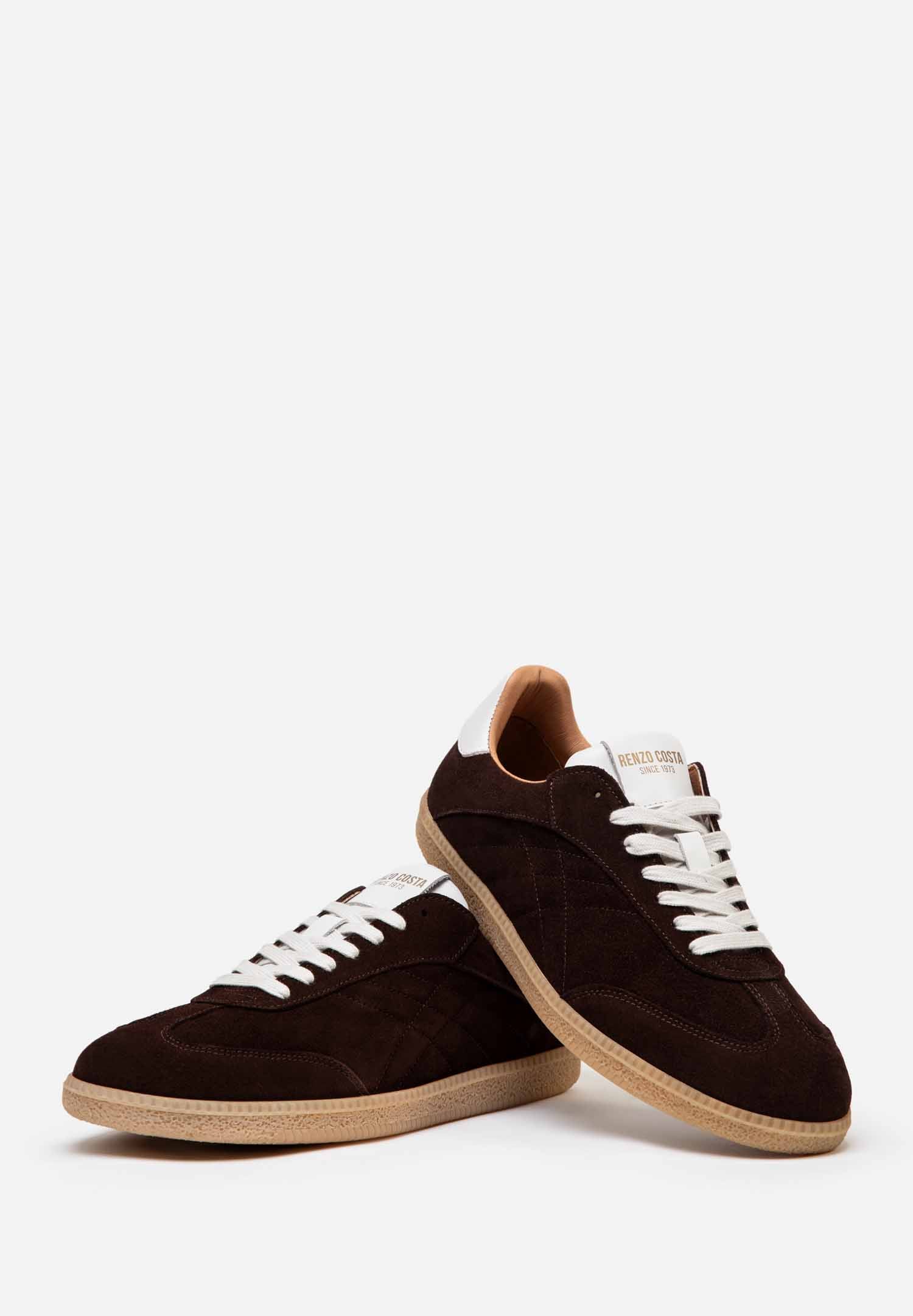 RENZO COSTA-SNEAKERS TERRA SUEDE ZPC 2557 CHOCOLATE - 7