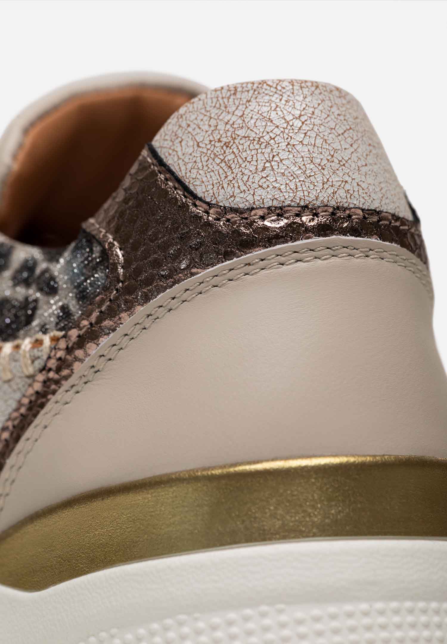 RENZO COSTA-SNEAKERS FUSION MIX ZPD 2510 OFF WHITE / BRONZE - 8