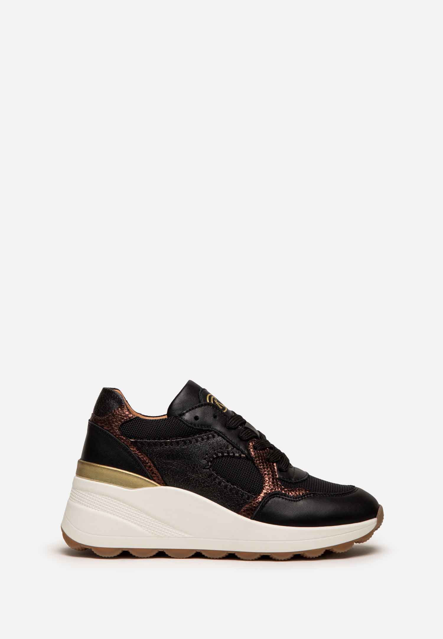 RENZO COSTA-SNEAKERS FUSION MIX ZPD 2510 BLACK / COPER - 1