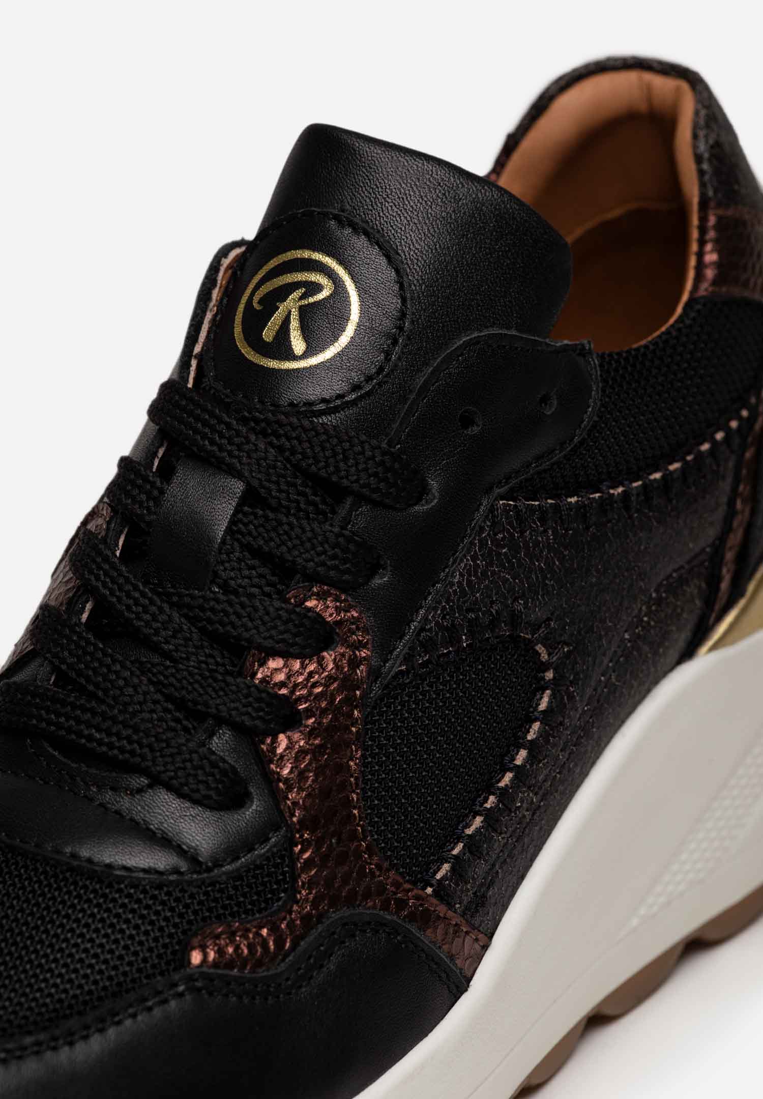 RENZO COSTA-SNEAKERS FUSION MIX ZPD 2510 BLACK / COPER - 3