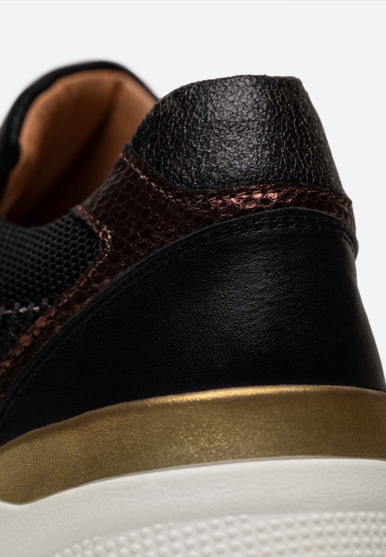 RENZO COSTA-SNEAKERS FUSION MIX ZPD 2510 BLACK / COPER - 8
