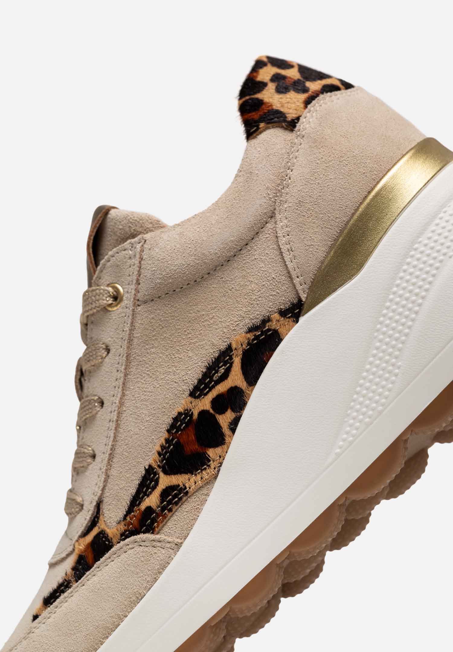 RENZO COSTA-SNEAKERS WILD MIX ZPD 2509 BEIGE / LEOPARDO - 5