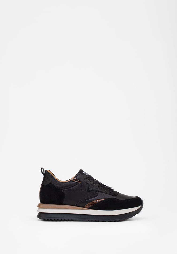 RENZO COSTA-SNEAKERS BLACK Y CROCO ZPD 2407 BLACK - 1
