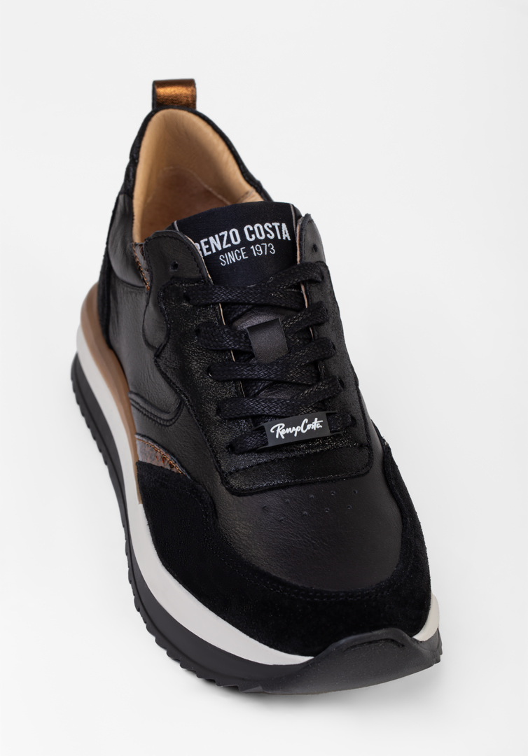 RENZO COSTA-SNEAKERS BLACK Y CROCO ZPD 2407 BLACK - 4