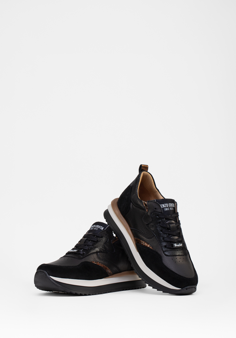 RENZO COSTA-SNEAKERS BLACK Y CROCO ZPD 2407 BLACK - 6