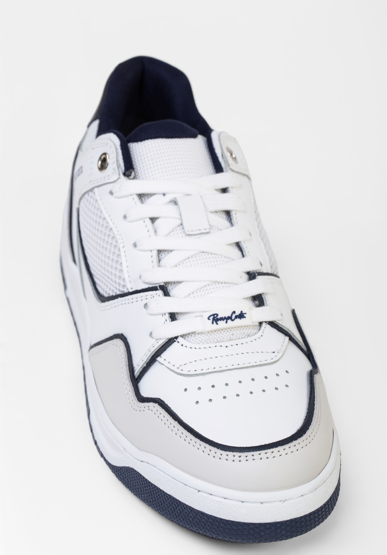 RENZO COSTA-SNEAKERS FLASHBACK BLANCO ZPC 2468 WHITE / BLUE - 4