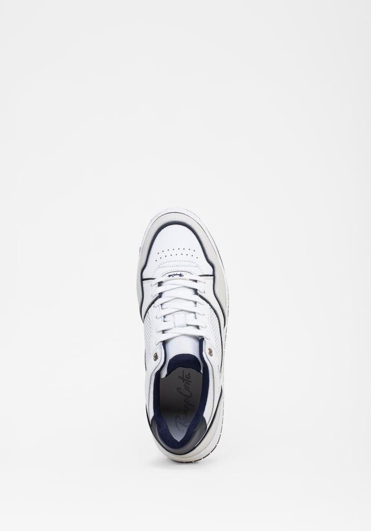 RENZO COSTA-SNEAKERS FLASHBACK BLANCO ZPC 2468 WHITE / BLUE - 5