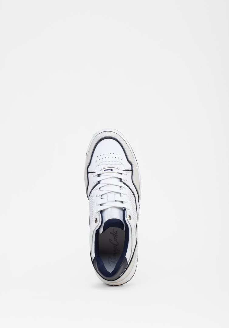 RENZO COSTA-SNEAKERS FLASHBACK BLANCO ZPC 2468 WHITE / BLUE - 5