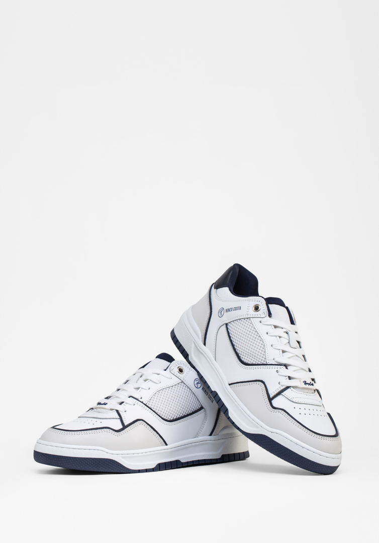RENZO COSTA-SNEAKERS FLASHBACK BLANCO ZPC 2468 WHITE / BLUE - 6