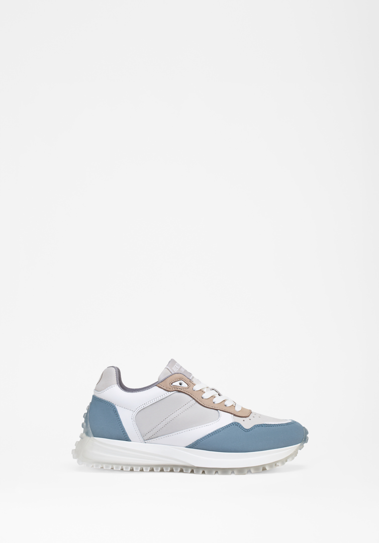 RENZO COSTA-SNEAKERS MULTICOLOR ZPD 2406 BLUE / BEIGE - 1