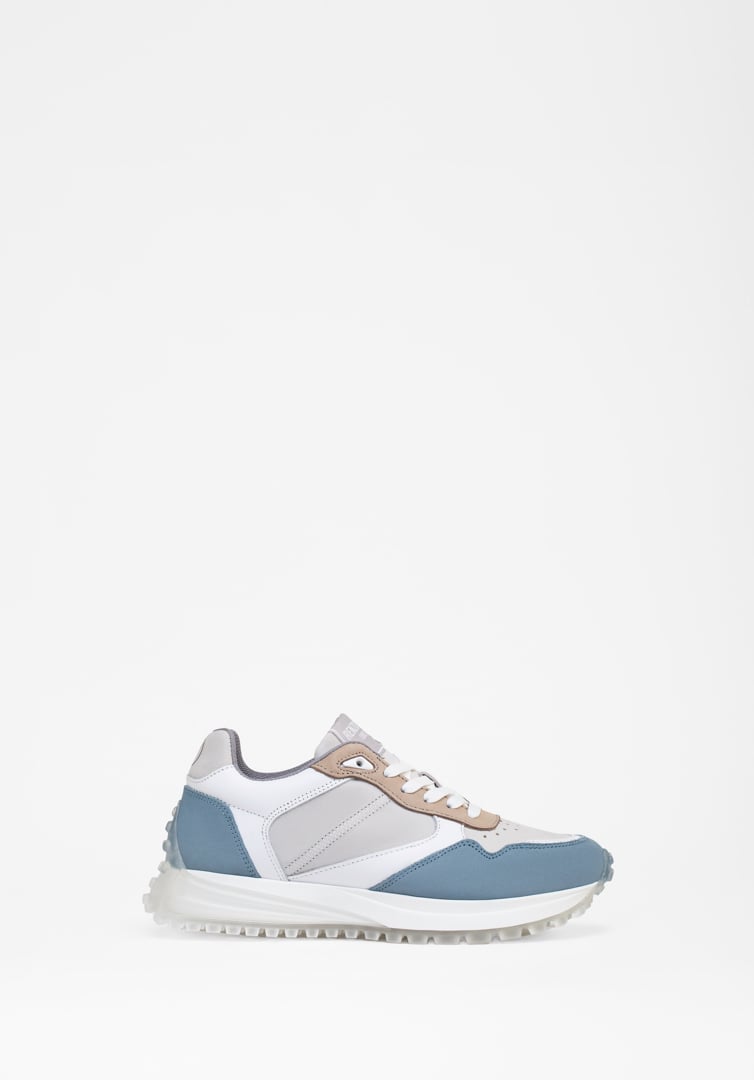 RENZO COSTA-SNEAKERS MULTICOLOR ZPD 2406 BLUE / BEIGE - 1