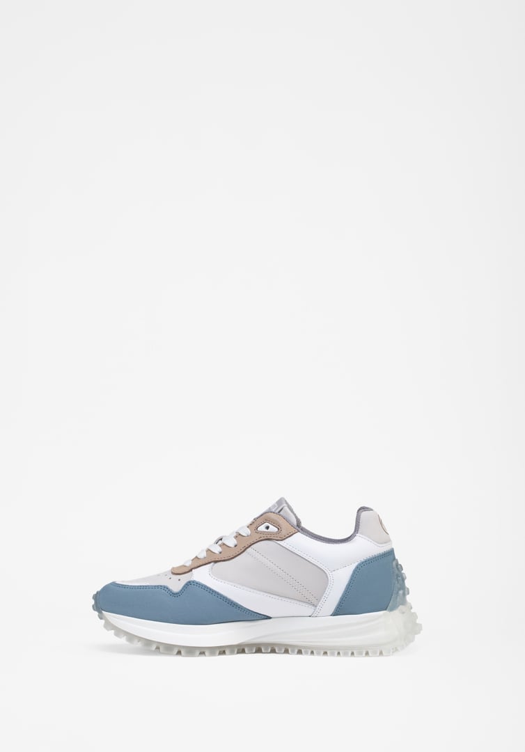 RENZO COSTA-SNEAKERS MULTICOLOR ZPD 2406 BLUE / BEIGE - 2