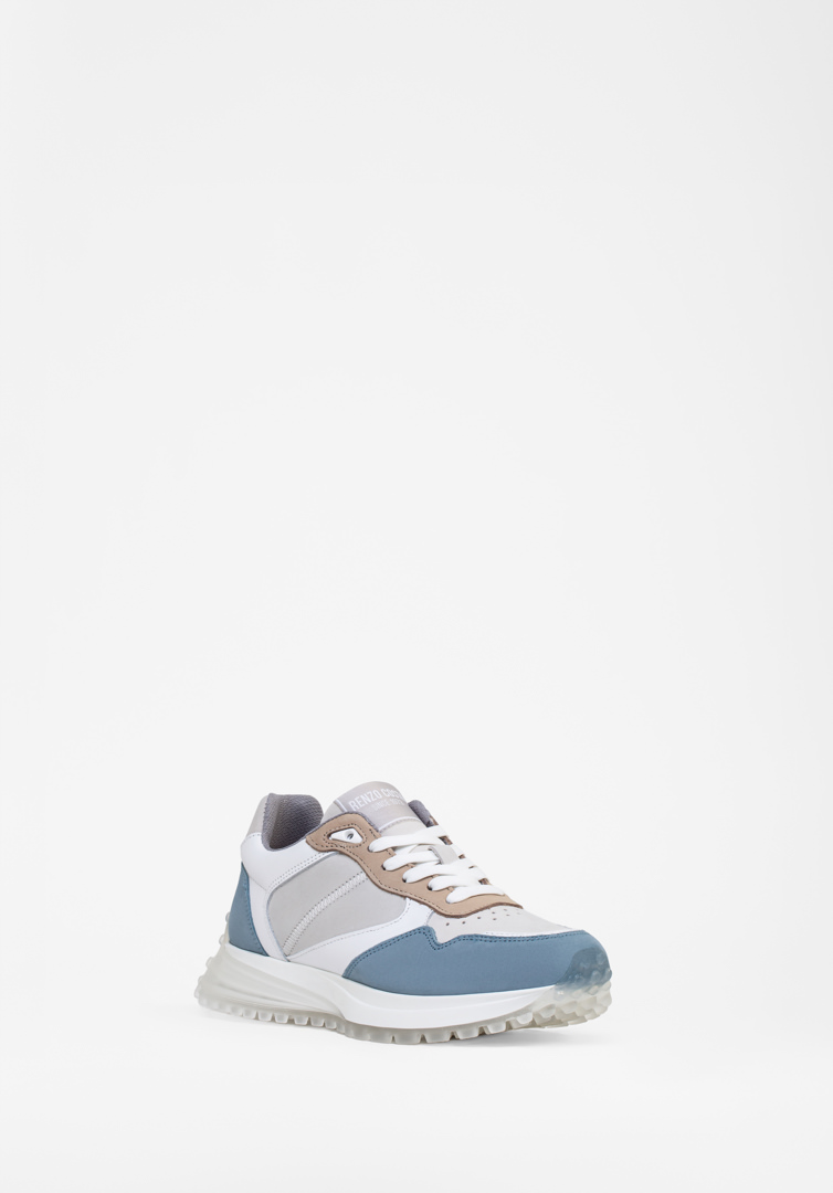 RENZO COSTA-SNEAKERS MULTICOLOR ZPD 2406 BLUE / BEIGE - 3