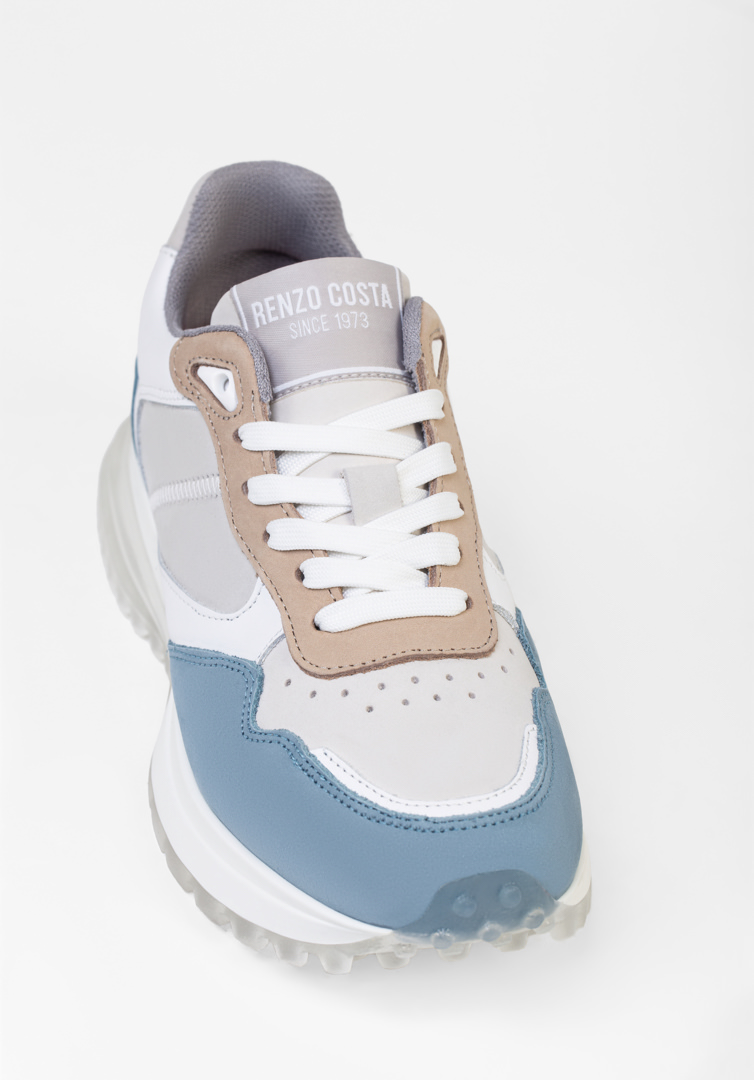 RENZO COSTA-SNEAKERS MULTICOLOR ZPD 2406 BLUE / BEIGE - 4