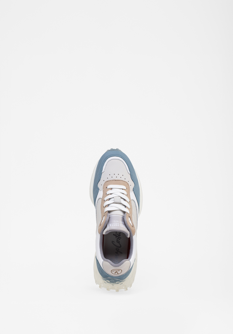 RENZO COSTA-SNEAKERS MULTICOLOR ZPD 2406 BLUE / BEIGE - 5