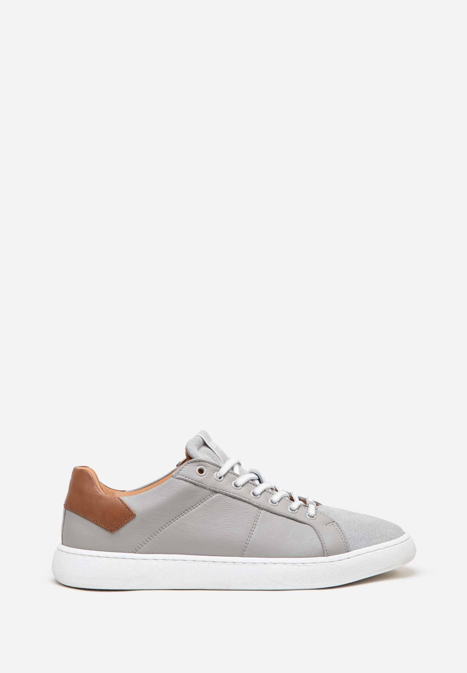 RENZO COSTA-SNEAKERS URBAN CLASSIC ZPC 2554 GREY / COGNAC - 1