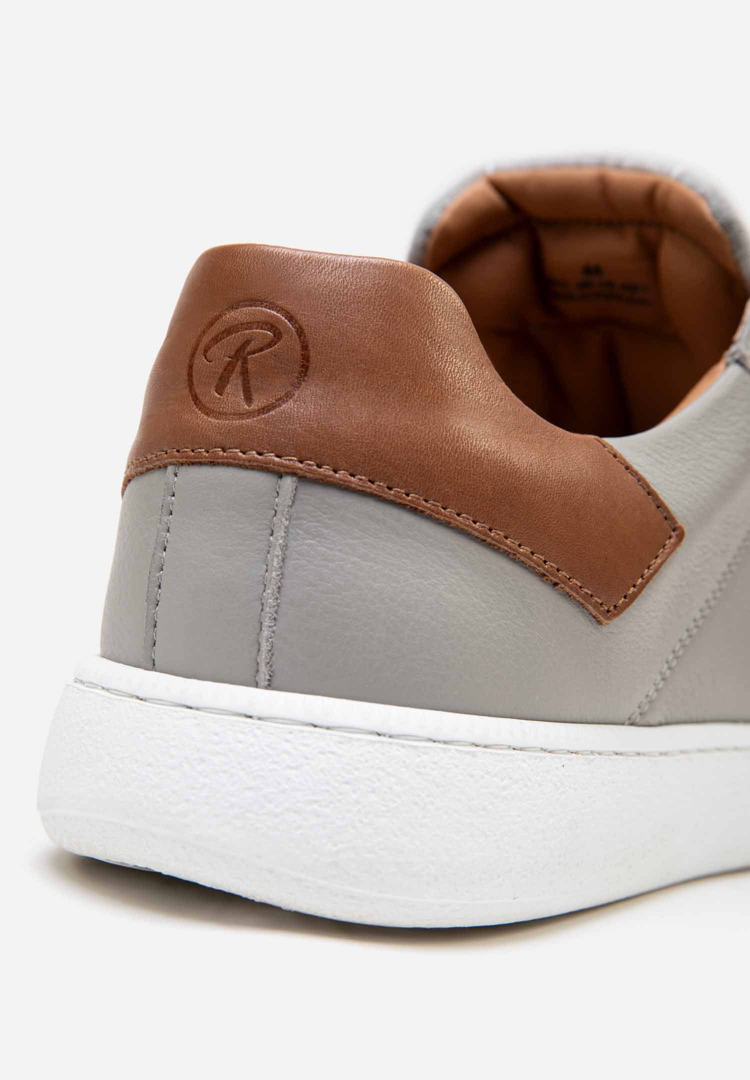 RENZO COSTA-SNEAKERS URBAN CLASSIC ZPC 2554 GREY / COGNAC - 6