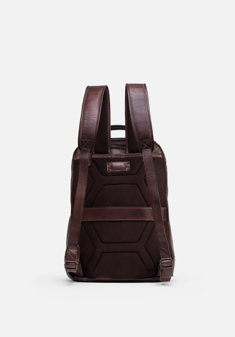 RENZO COSTA-MOCHILA LEATHER TOWN MCC 2359 BROWN - 2