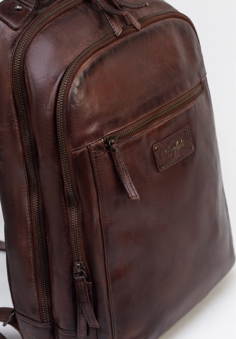 RENZO COSTA-MOCHILA LEATHER TOWN MCC 2359 BROWN - 4