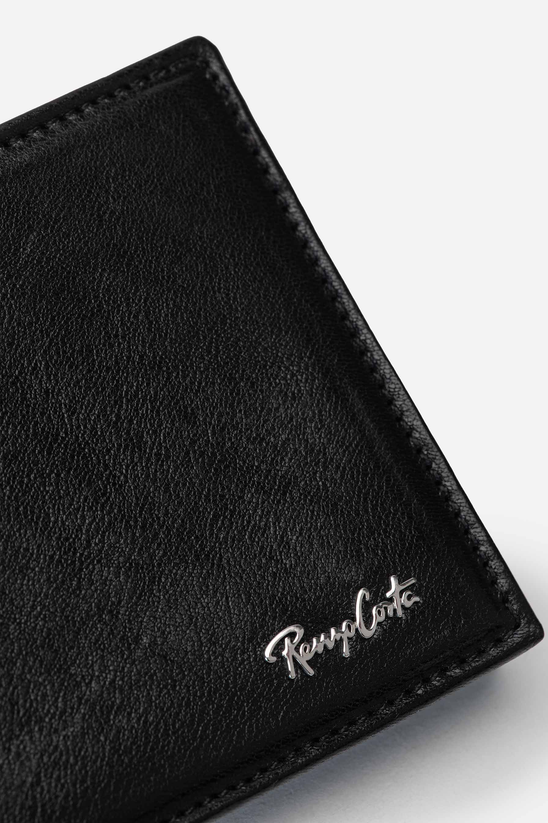 RENZO COSTA-BILLETERA CUERO BLOCK WP 007 TOSCANA 940 BLACK - 6
