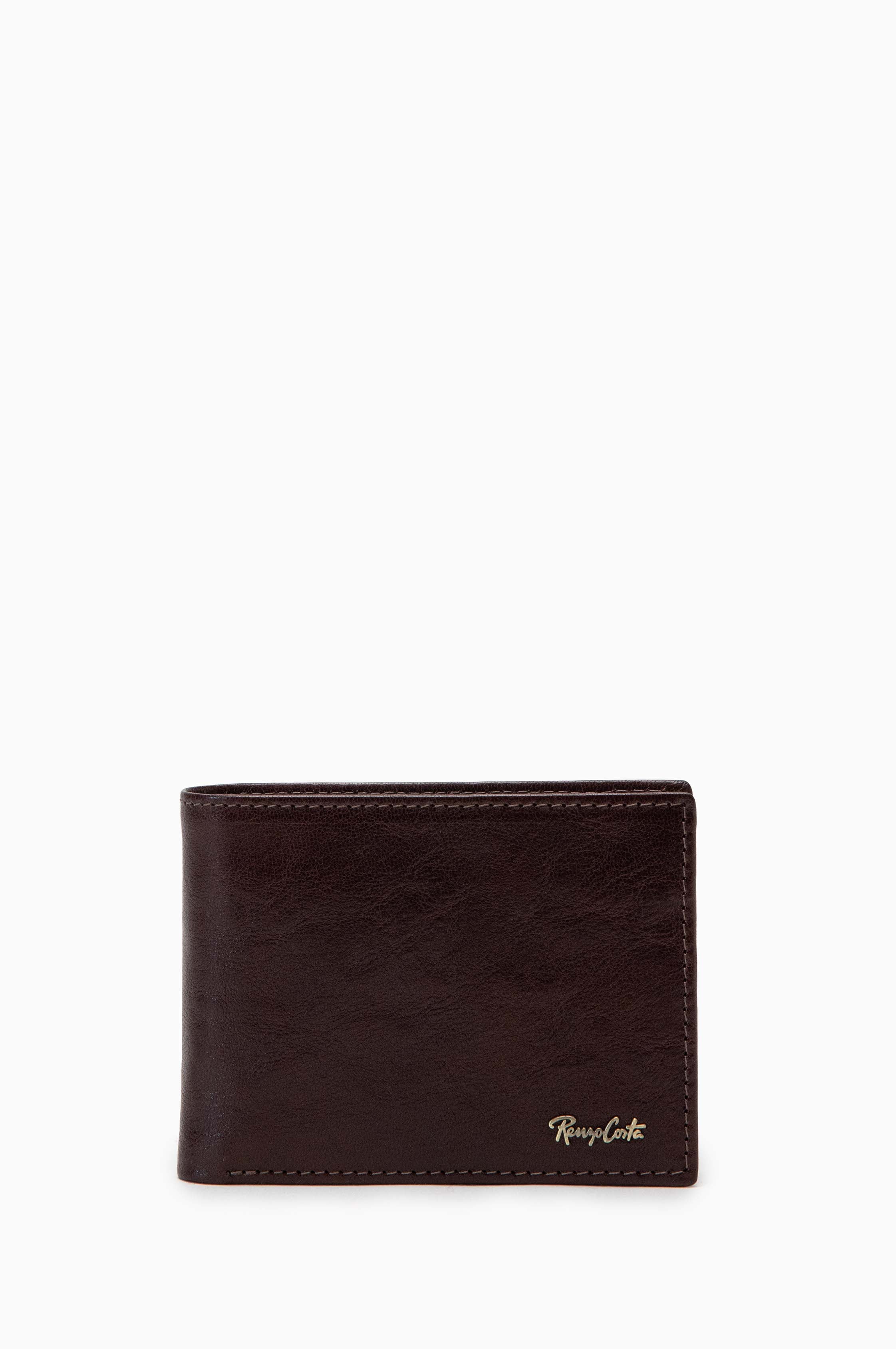 RENZO COSTA-BILLETERA CUERO BLOCK SNAP WP 011 TOSCANA 940 BROWN - 1