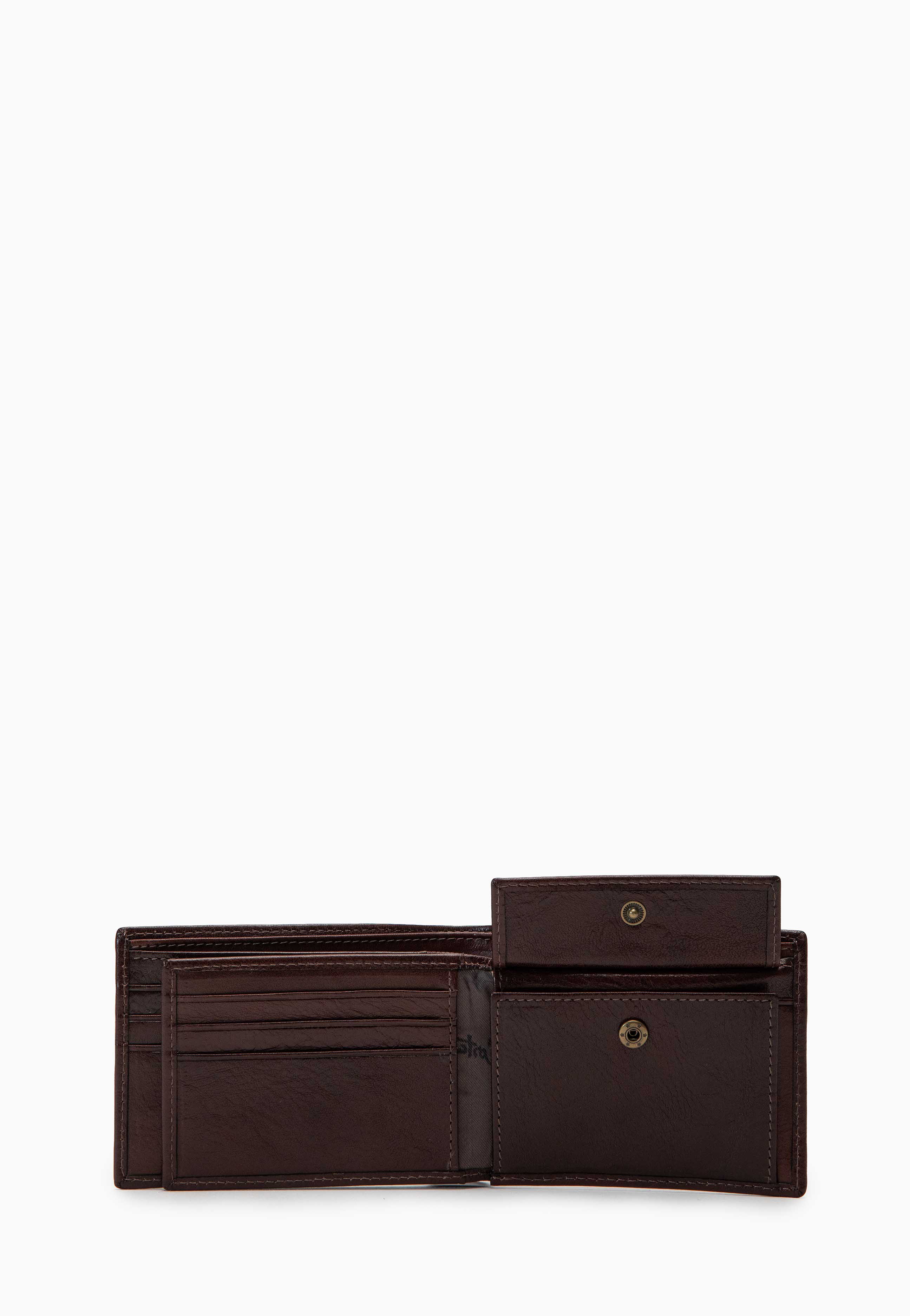 RENZO COSTA-BILLETERA CUERO BLOCK SNAP WP 011 TOSCANA 940 BROWN - 3