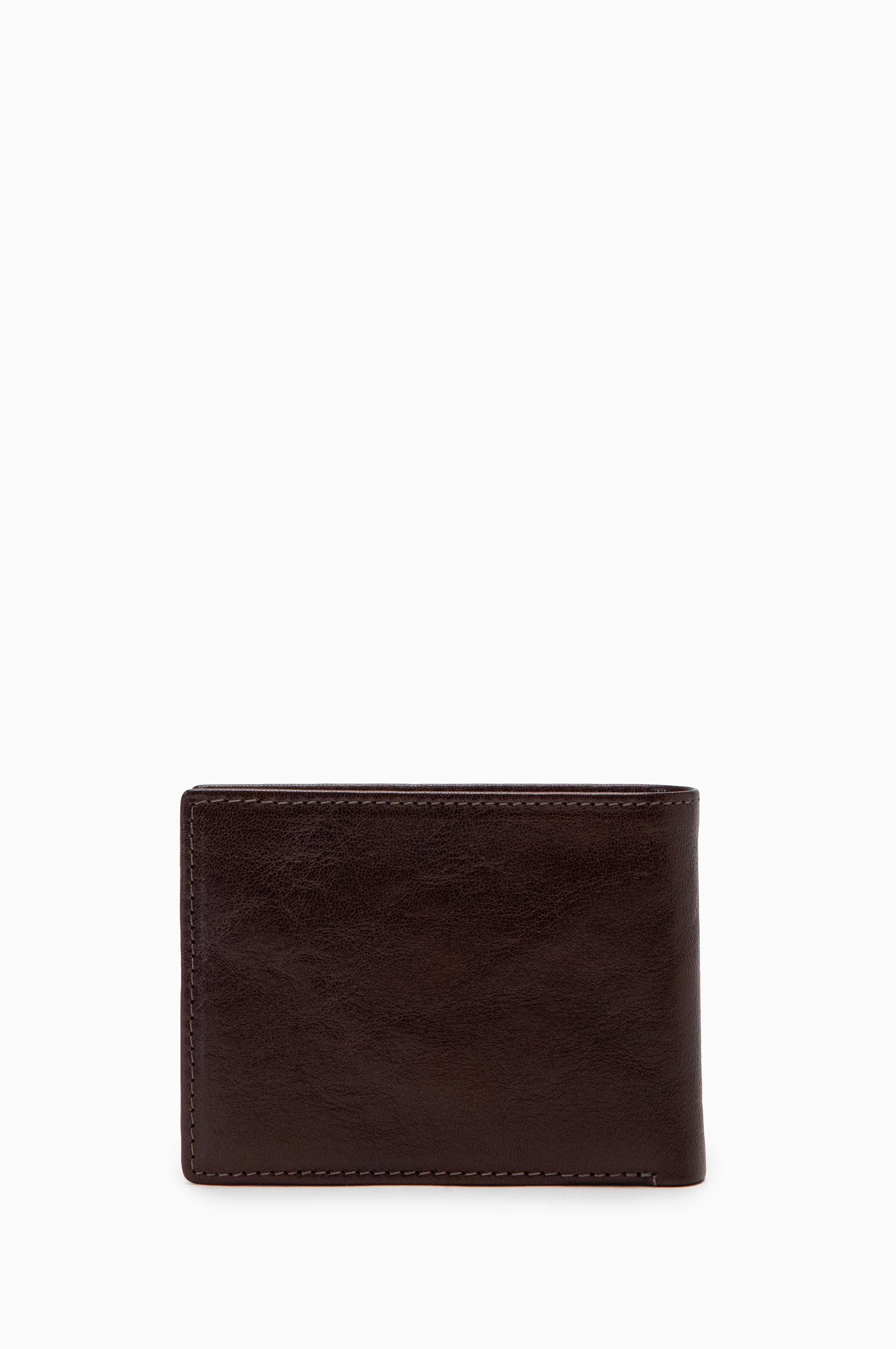 RENZO COSTA-BILLETERA CUERO BLOCK SNAP WP 011 TOSCANA 940 BROWN - 5
