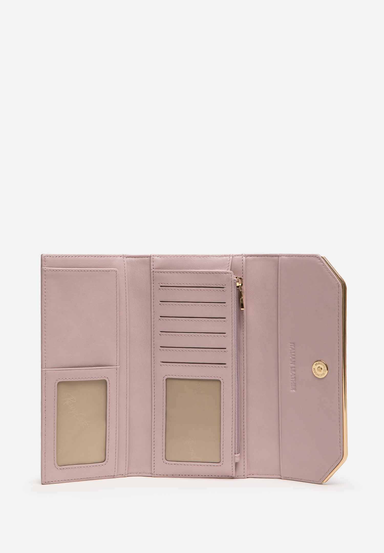 RENZO COSTA-BILLETERA CROCO LUXE CLUTCH WPD 2506 60309 PURPLE / 60310 PURPLE - 3