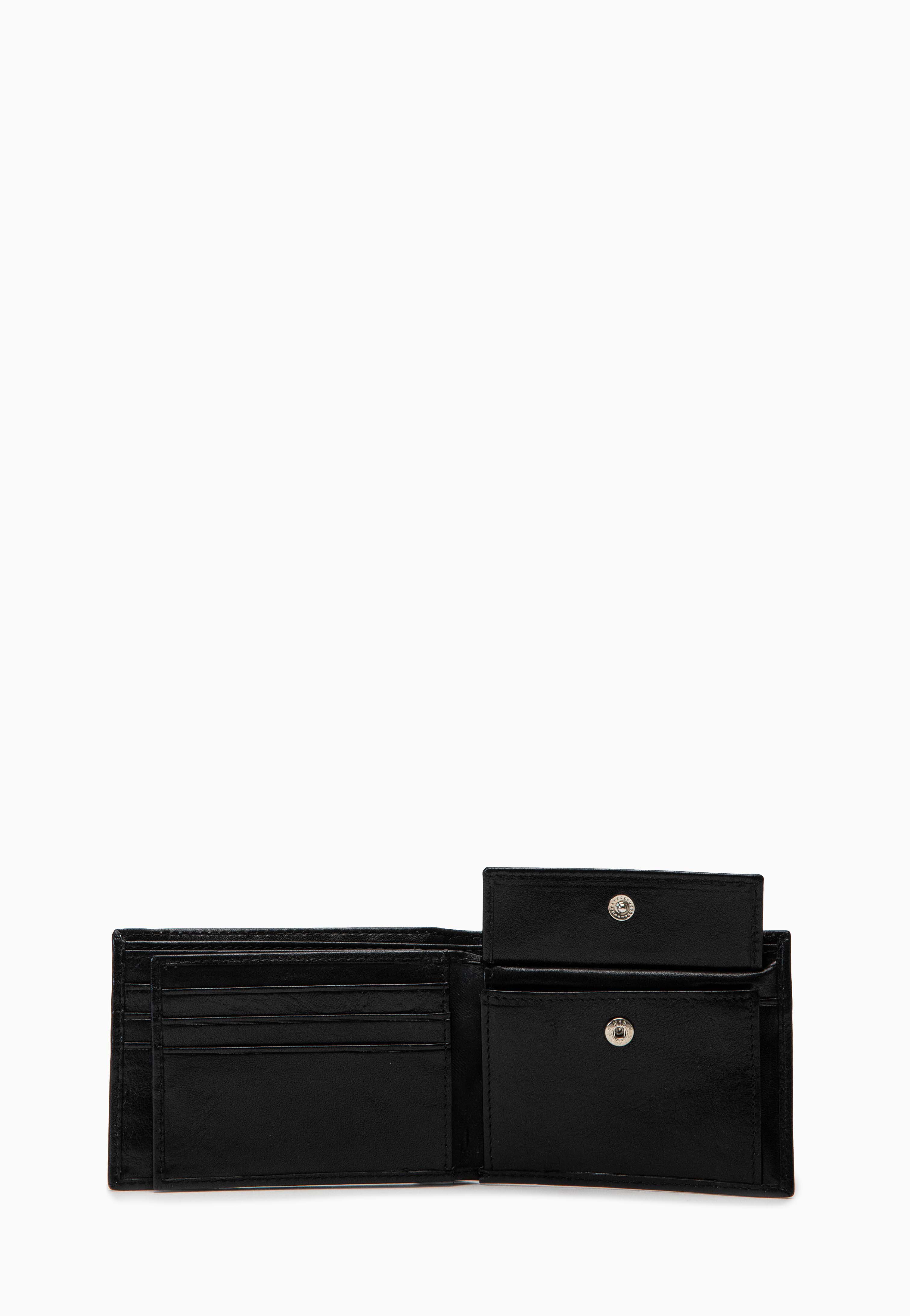 RENZO COSTA-BILLETERA CUERO BLOCK SNAP WP 011 TOSCANA 940 BLACK - 3