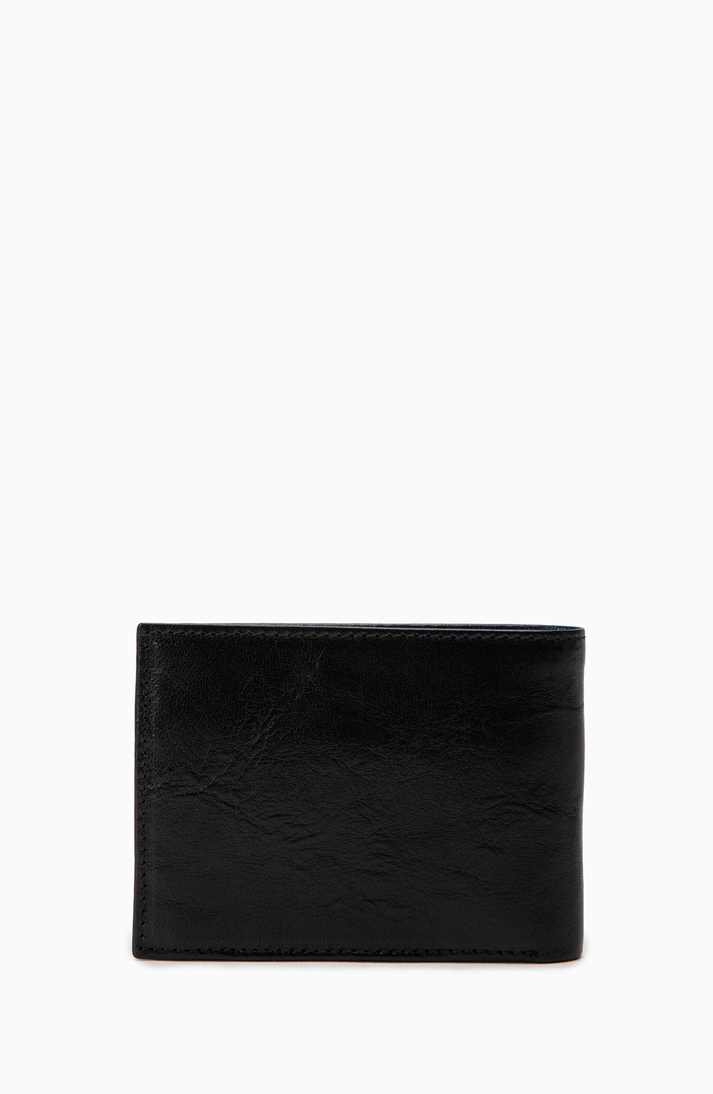 RENZO COSTA-BILLETERA CUERO BLOCK SNAP WP 011 TOSCANA 940 BLACK - 5