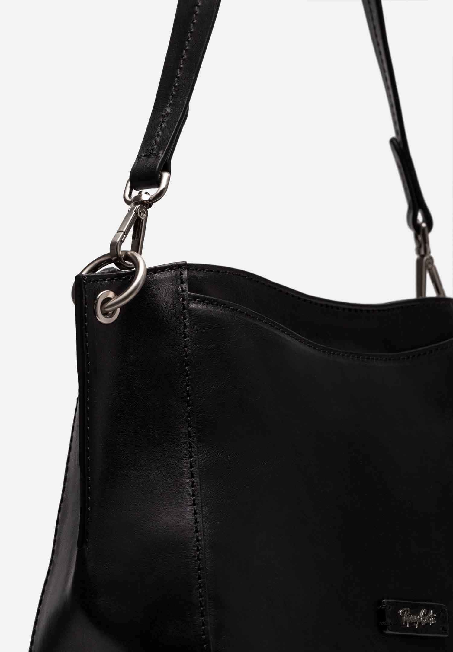 RENZO COSTA-CARTERA MIDI HERITAGE RCD 2509 BLACK - 2