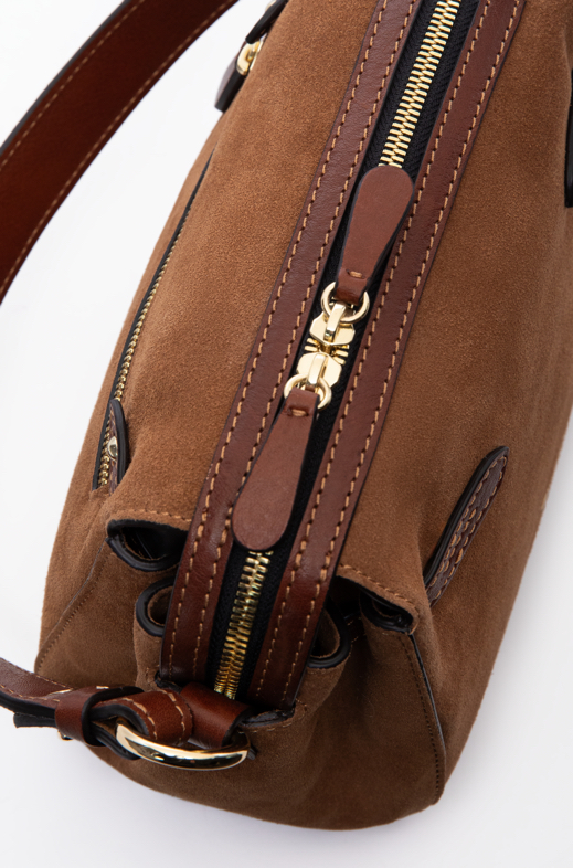 RENZO COSTA-CARTERA CUERO SUEDE RCD 2604 SEQUOIA / COGNAC - 3