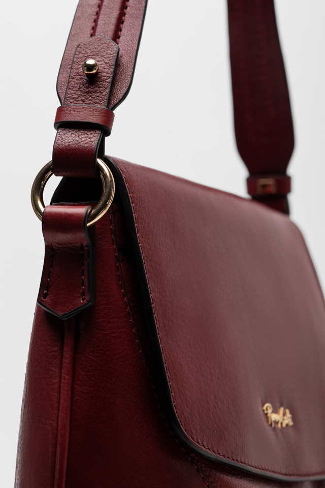 RENZO COSTA-CARTERA VINTAGE SOFT MIDI RCD 2612 RUBY - 2