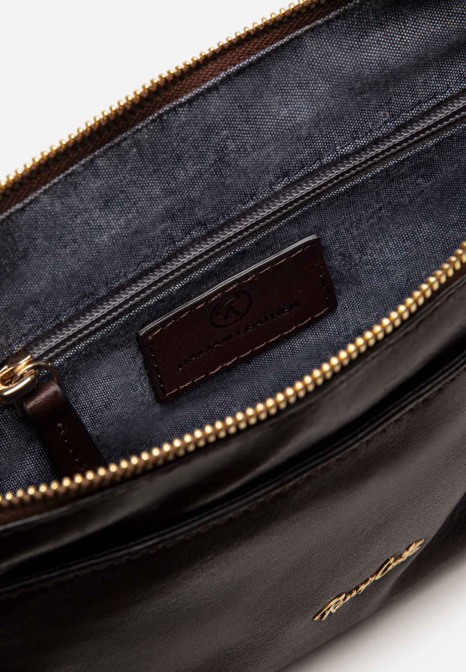 RENZO COSTA-MORRAL VINTAGE SOFT MIDI MRD 2603 DARK BROWN - 4