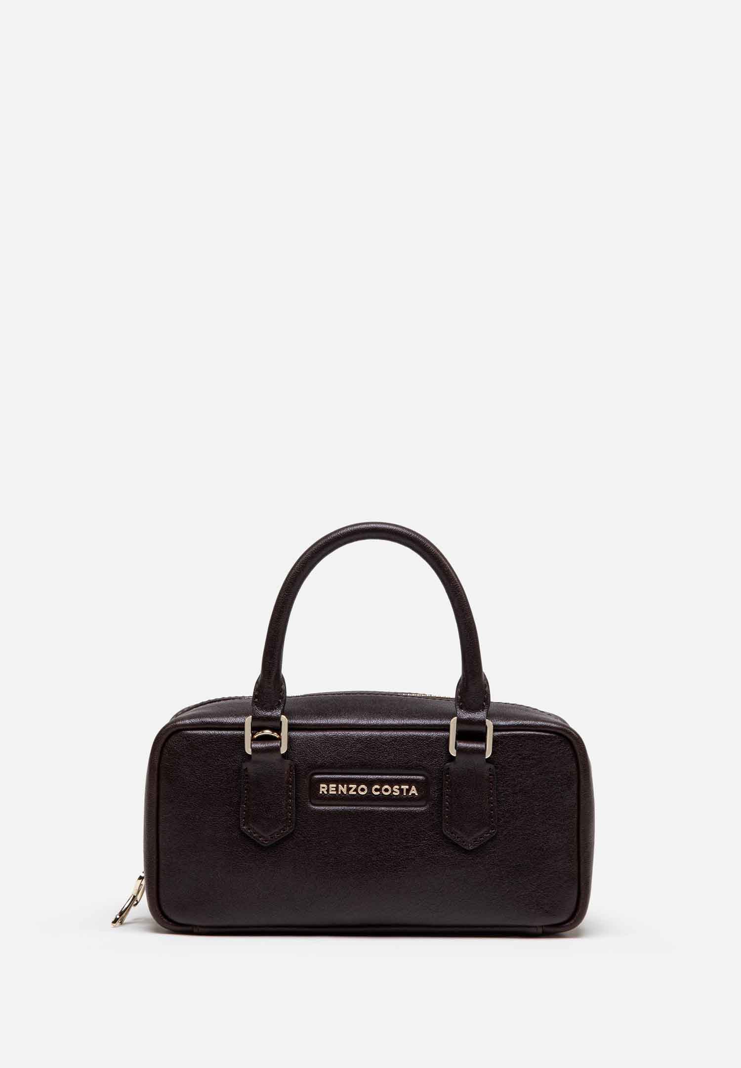 RENZO COSTA-CARTERA MINIBAG BOXY CHAIN RCD 2569 118 COFFEE - 1