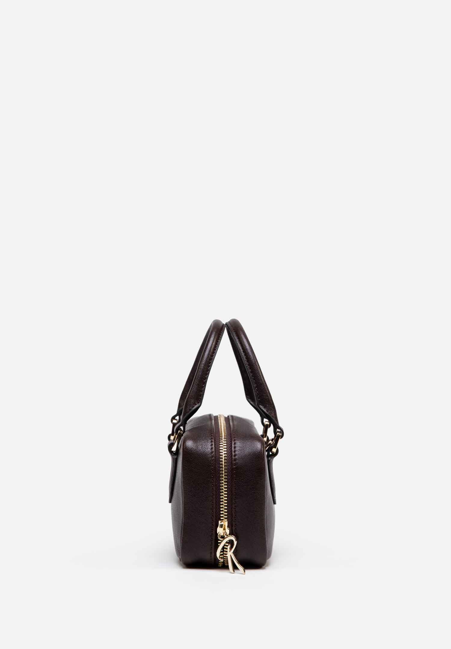 RENZO COSTA-CARTERA MINIBAG BOXY CHAIN RCD 2569 118 COFFEE - 3