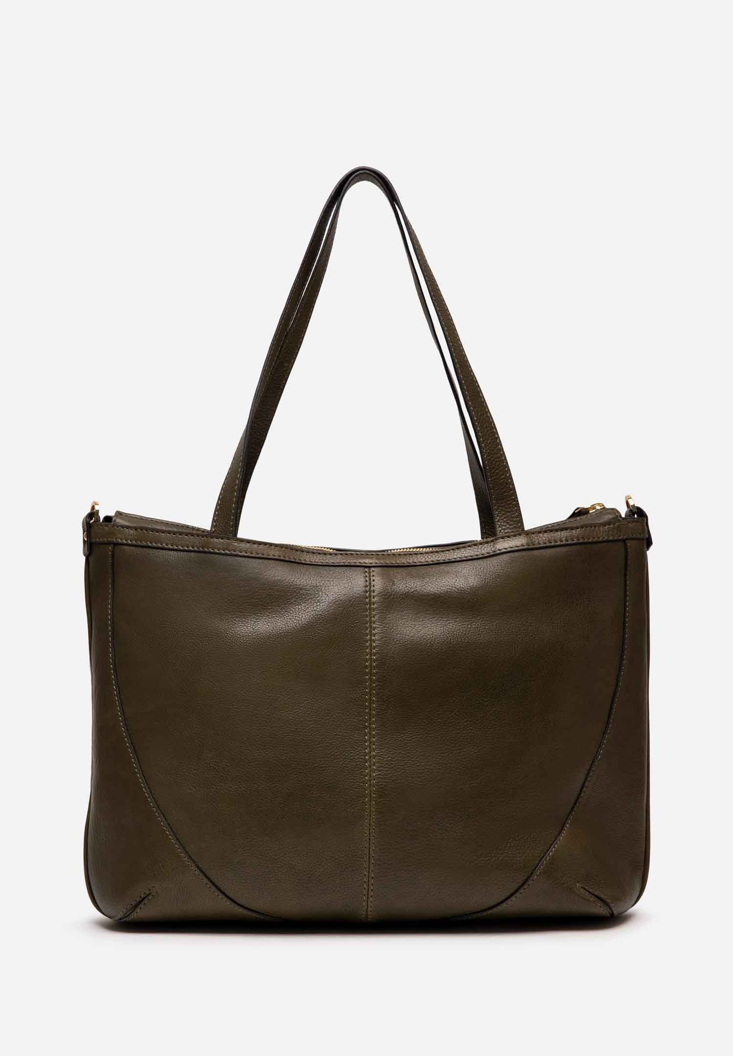 RENZO COSTA-CARTERA TOTE VINTAGE SOFT RCD 2601 GREEN - 7