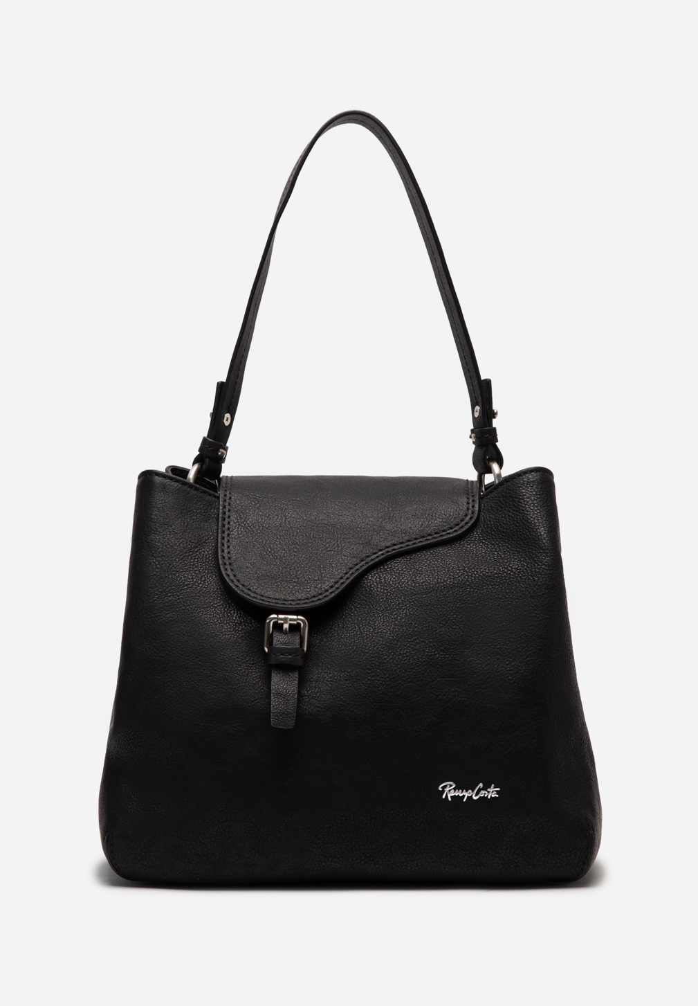 RENZO COSTA-CARTERA CUERO RUSTIC AURA RCD 2614 BLACK - 1