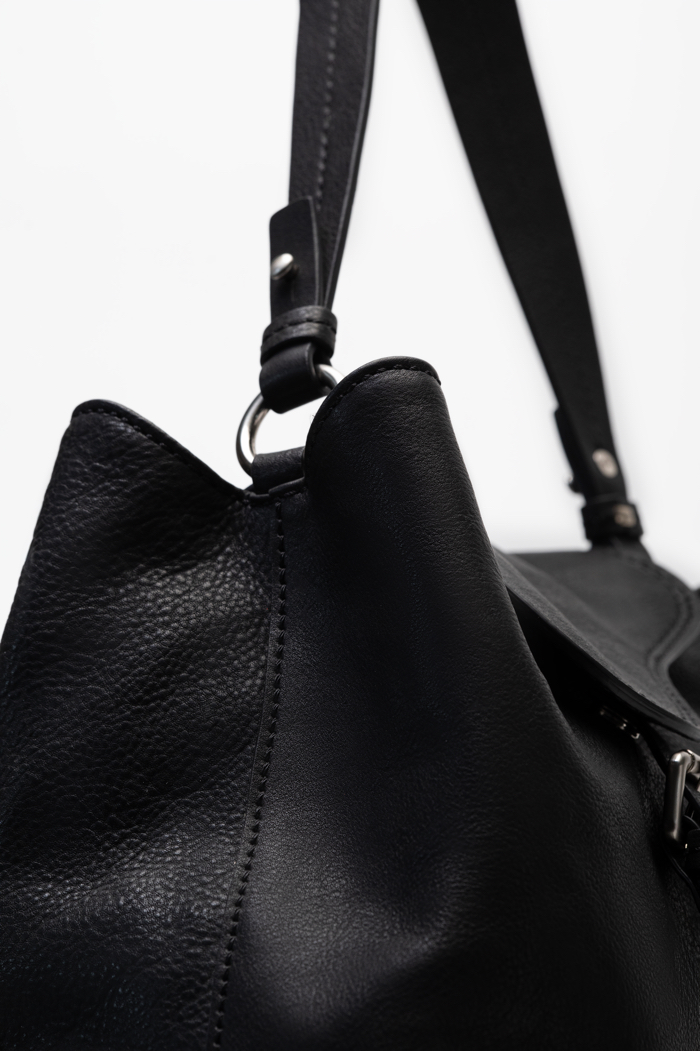 RENZO COSTA-CARTERA CUERO RUSTIC AURA RCD 2614 BLACK - 2