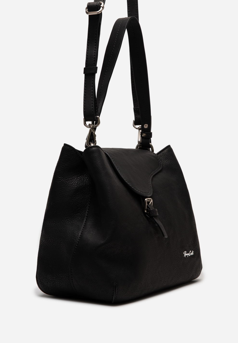 RENZO COSTA-CARTERA CUERO RUSTIC AURA RCD 2614 BLACK - 4