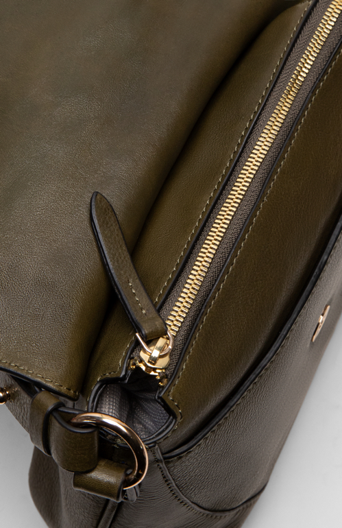 RENZO COSTA-CARTERA VINTAGE SOFT MIDI RCD 2612 GREEN - 5