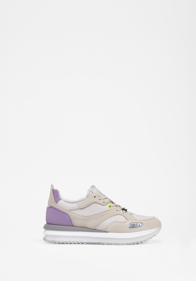 RENZO COSTA-SNEAKERS BEIGE CLOUD ZPD 2409 BEIGE / LILAC - 1