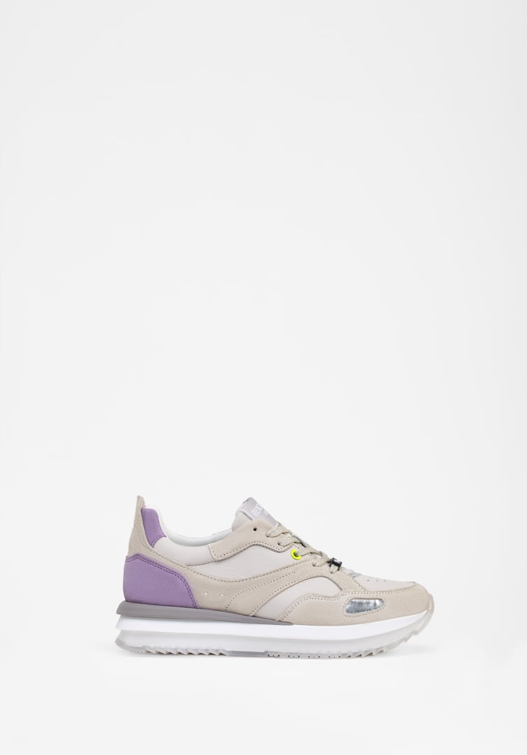 RENZO COSTA-SNEAKERS BEIGE CLOUD ZPD 2409 BEIGE / LILAC - 1