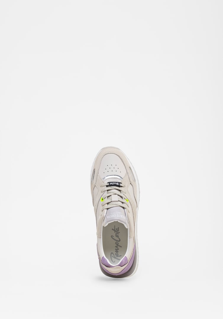 RENZO COSTA-SNEAKERS BEIGE CLOUD ZPD 2409 BEIGE / LILAC - 5
