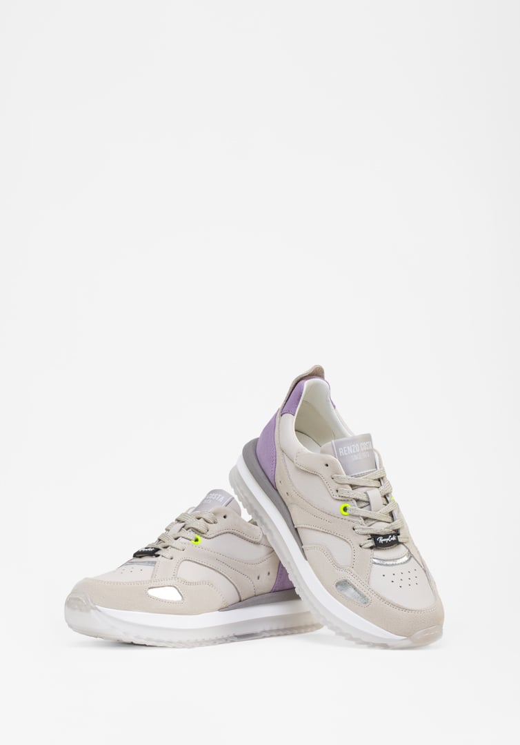 RENZO COSTA-SNEAKERS BEIGE CLOUD ZPD 2409 BEIGE / LILAC - 6