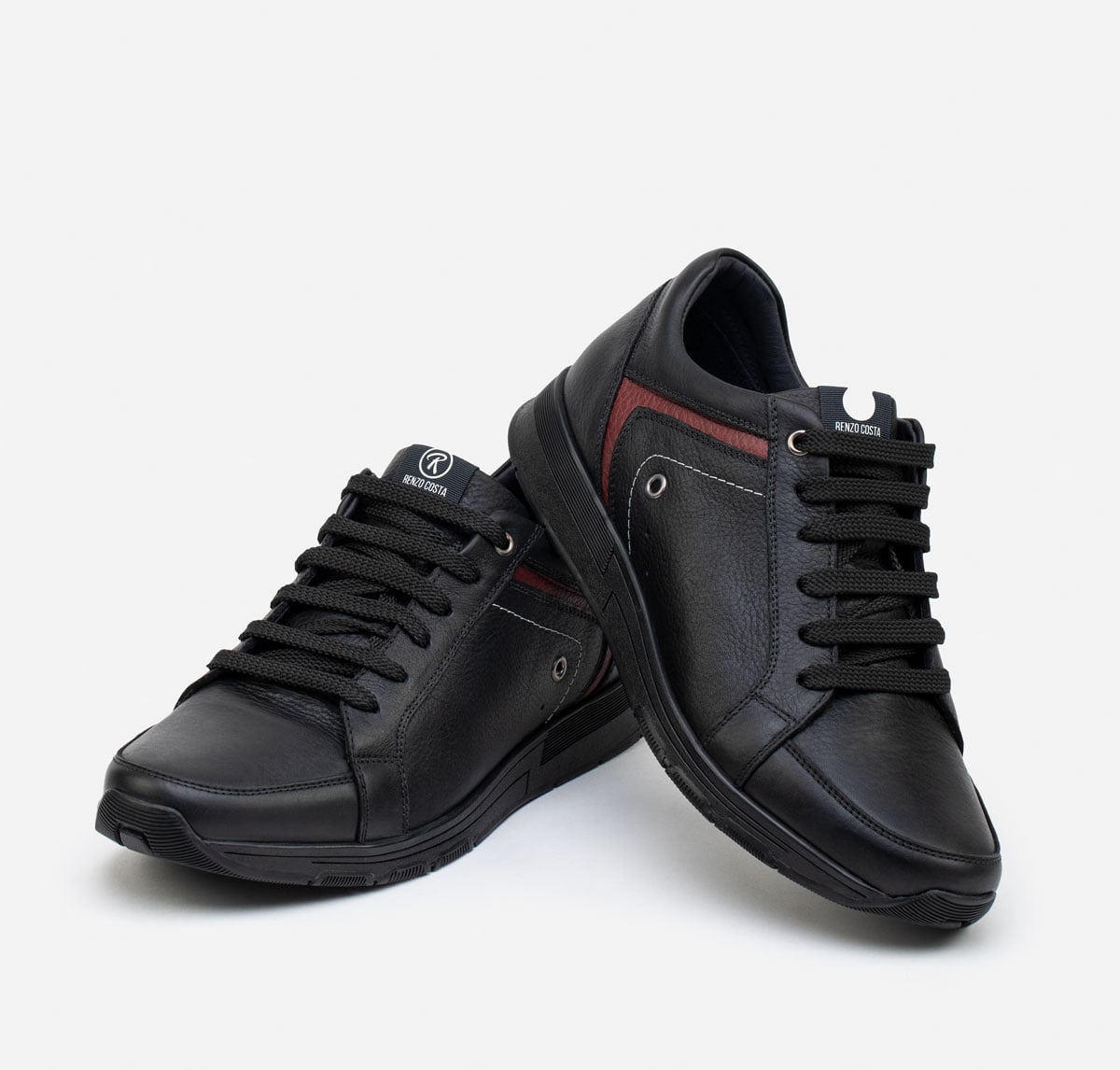 RENZO COSTA-SNEAKERS STORMLINE ZPC 2159 RUSTICO NEGRO - 4