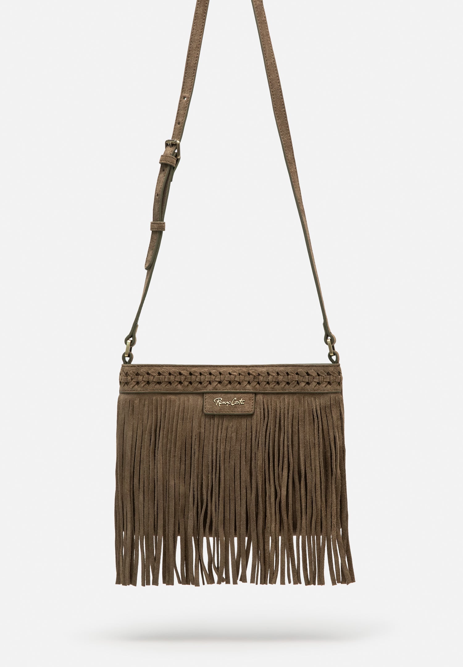 RENZO COSTA-MORRAL DE GAMUZA FLECOS BOHO MRD 2606 9112 OLIVE / 60 OLIVE - 1
