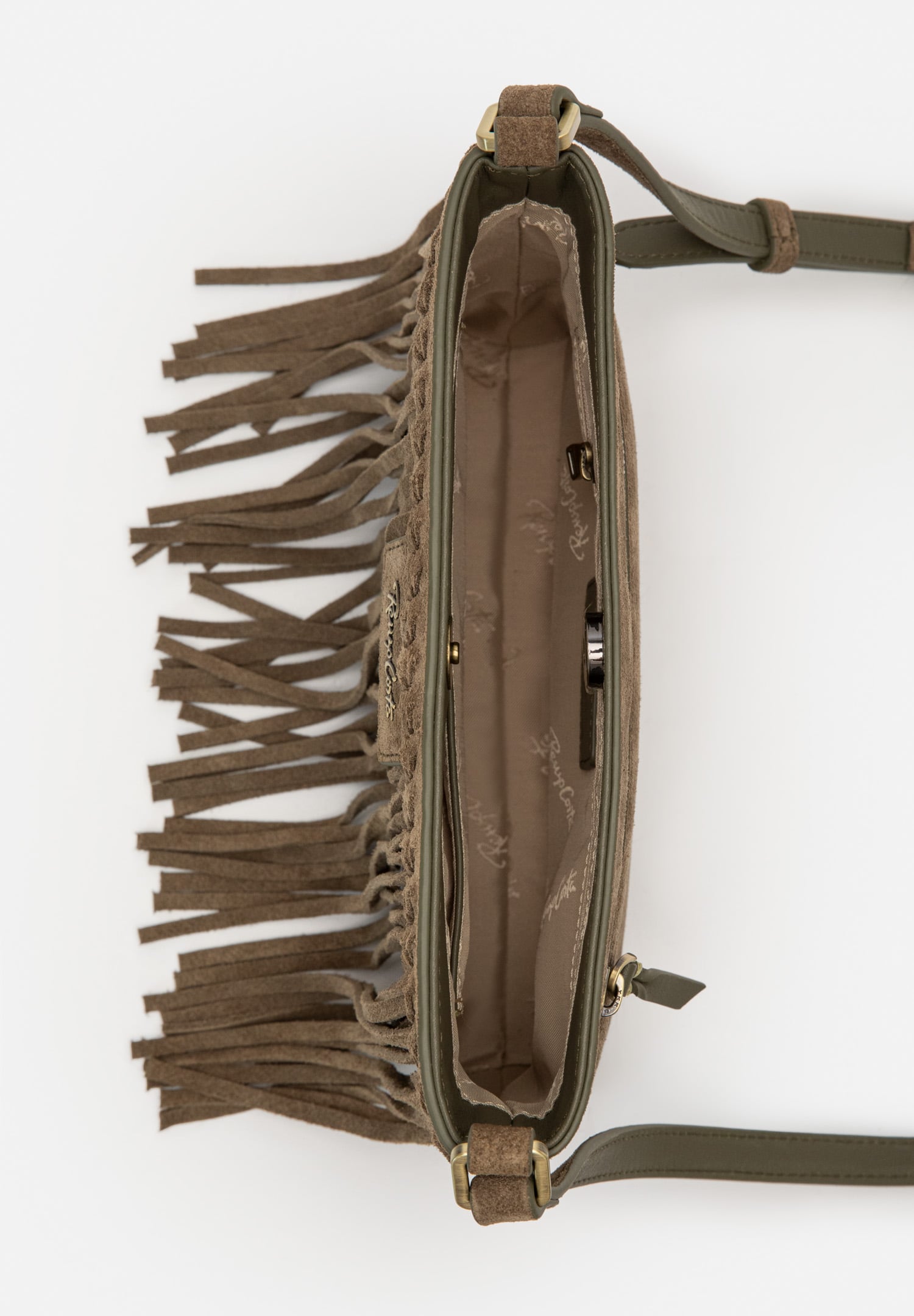 RENZO COSTA-MORRAL DE GAMUZA FLECOS BOHO MRD 2606 9112 OLIVE / 60 OLIVE - 4