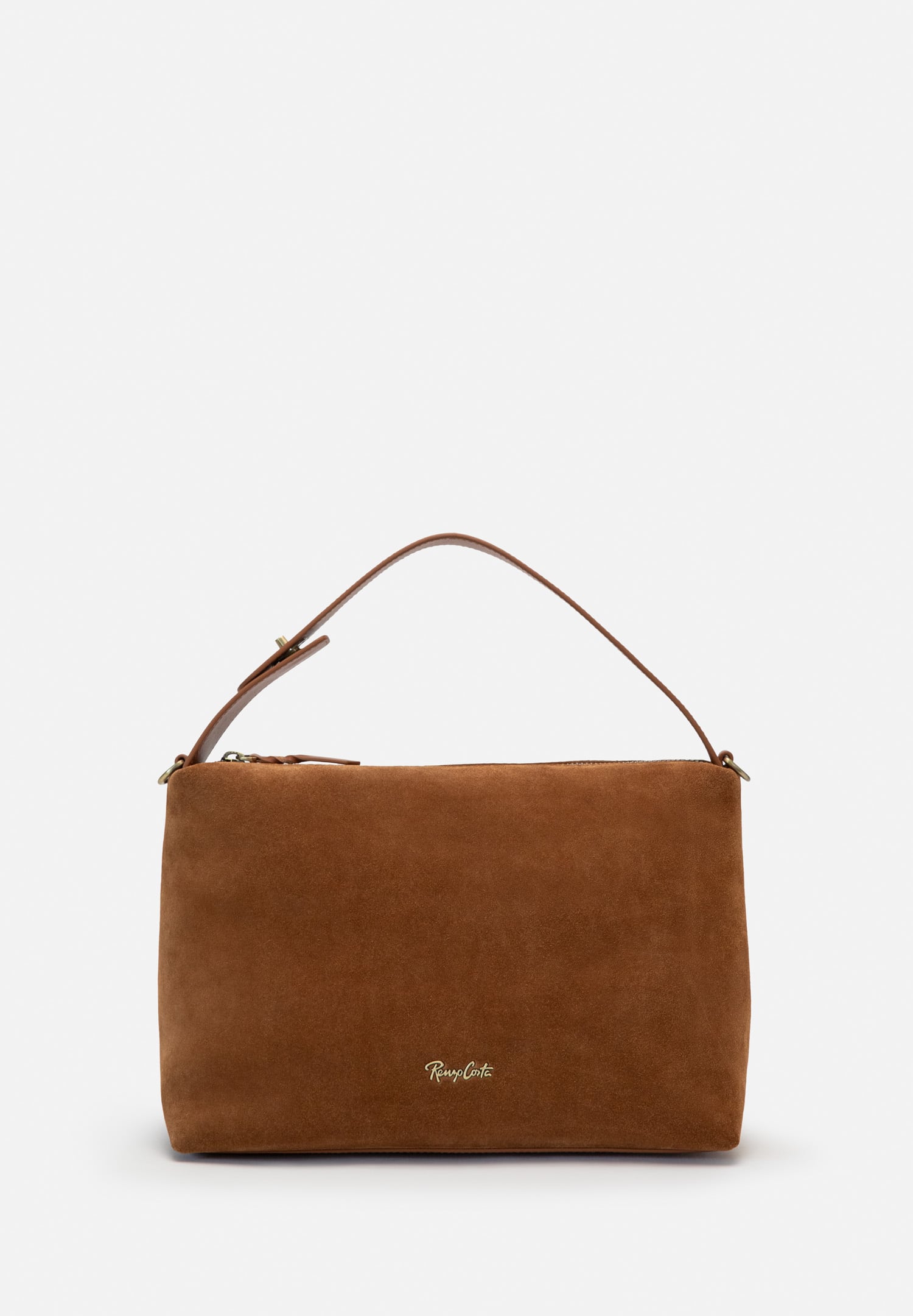 RENZO COSTA-CARTERA DE GAMUZA ARIA RCD 2645 8175 BROWN / 116 BROWN - 1