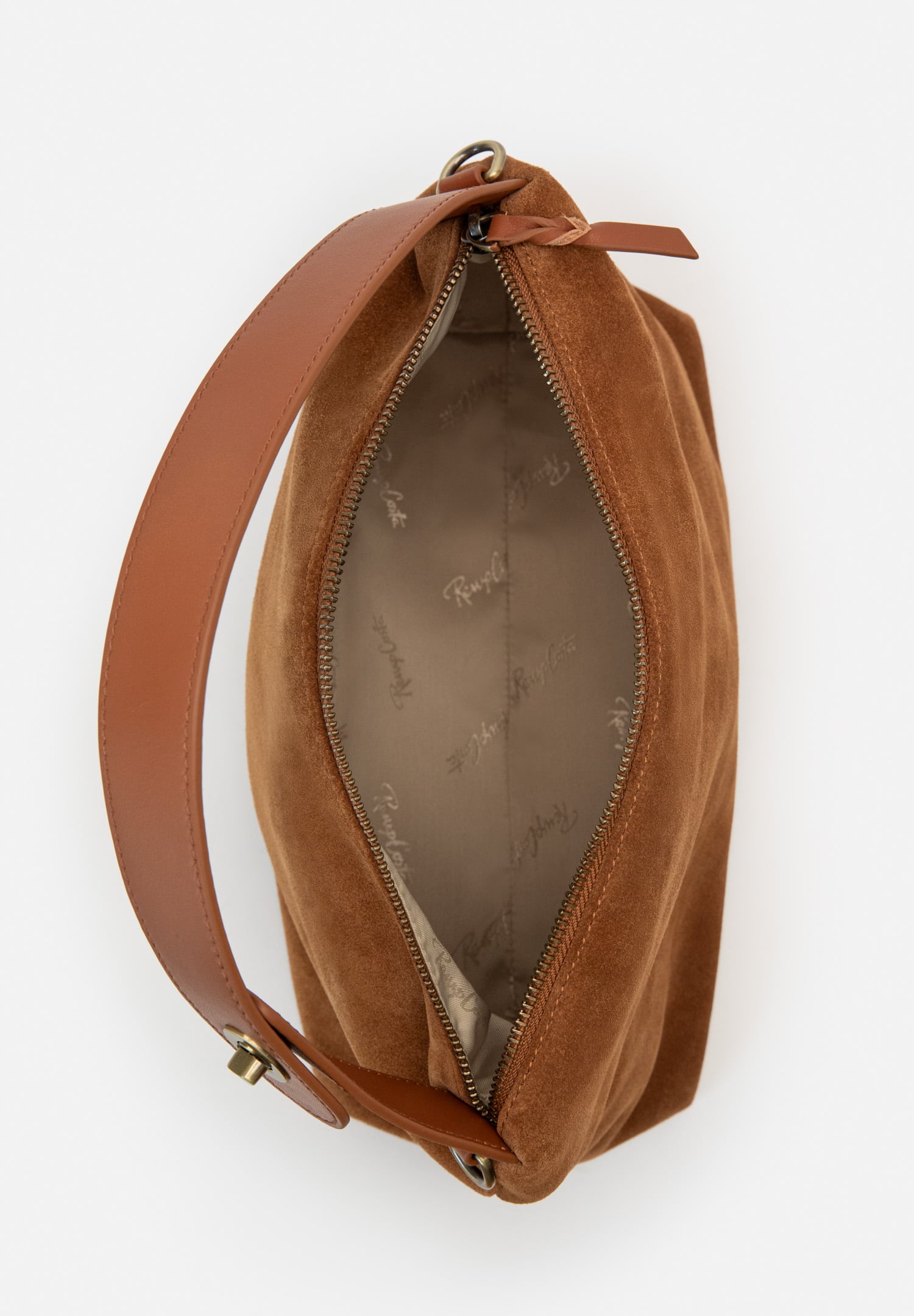 RENZO COSTA-CARTERA DE GAMUZA ARIA RCD 2645 8175 BROWN / 116 BROWN - 4
